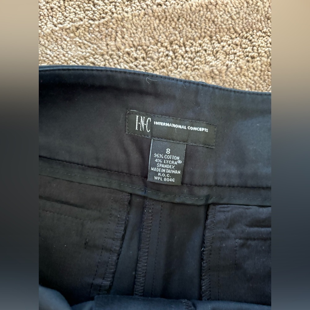 Inc black shorts. Ladies size international concepts.